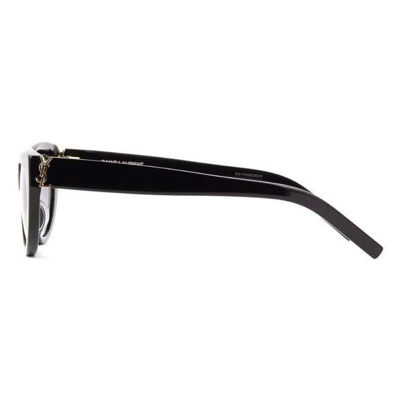 New SAINT LAURENT Black Cat Eye SL M115 002 Sunglasses Women - Picture 3 of 4